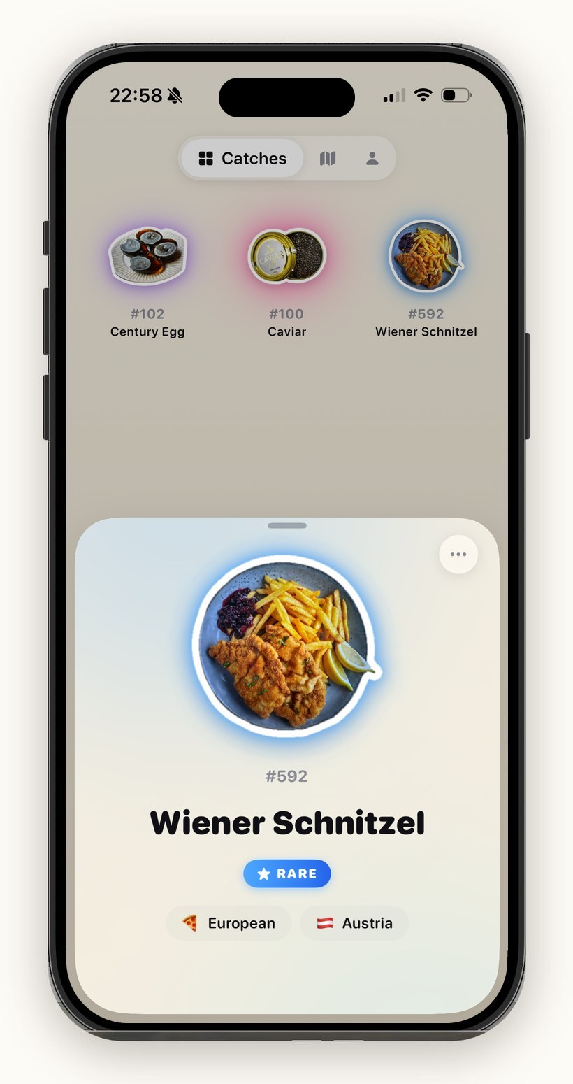 Card #592, Wiener Schnitzel, marked Rare and tagged European and Austria